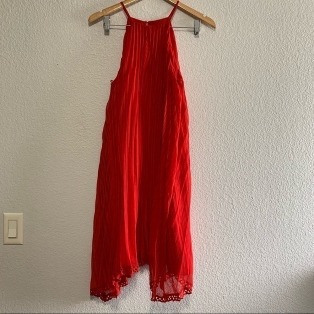 Endless Rose Pleated Mini Shift Dress